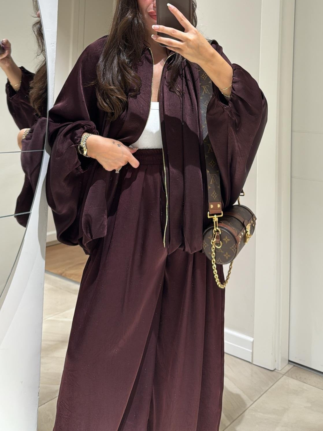 Agathe | Conjunto de Chaqueta y Pantalón con Cordón, Casual