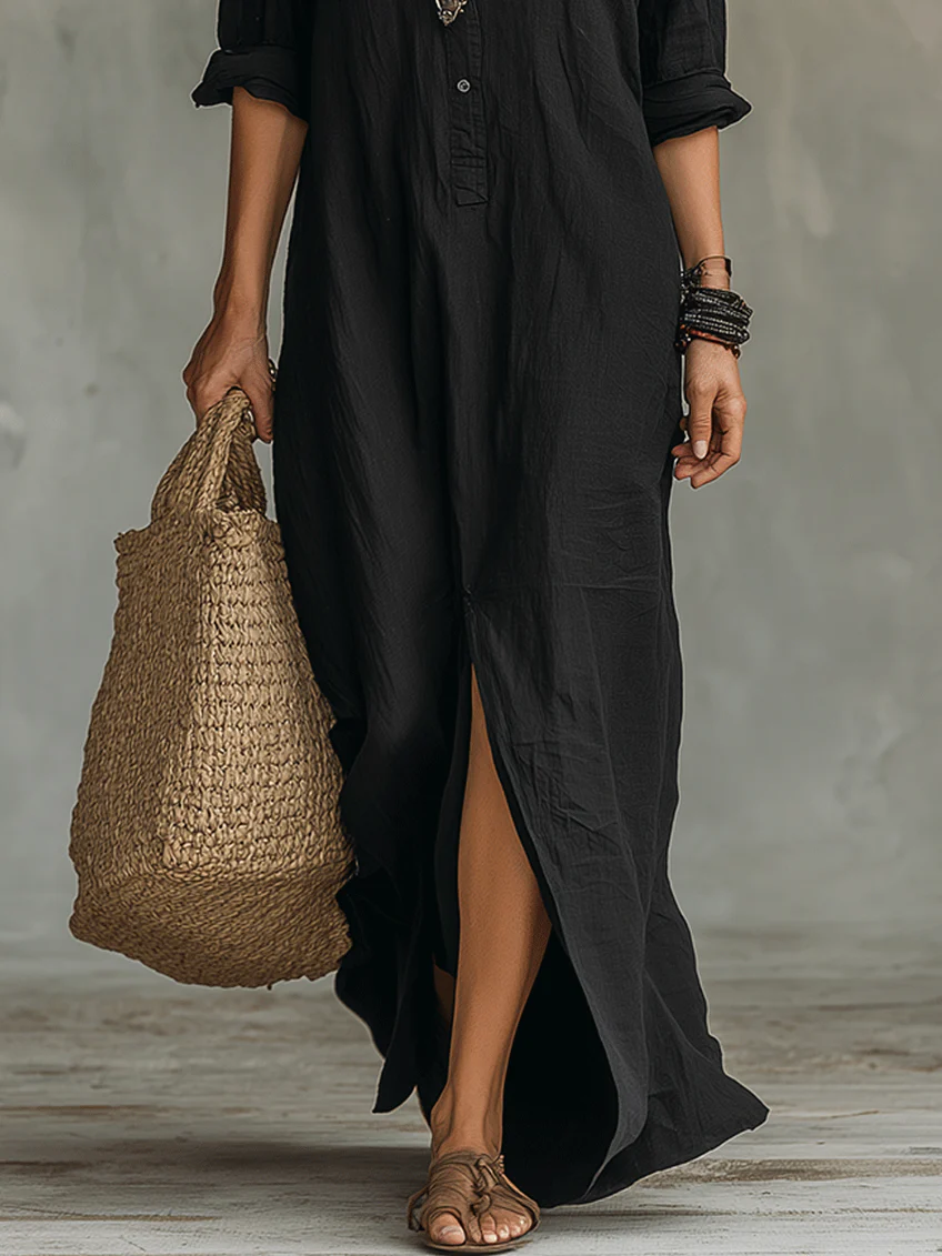 Willow | Vestido Maxi Holgado y Favorecedor, Versátil para el Día a Día