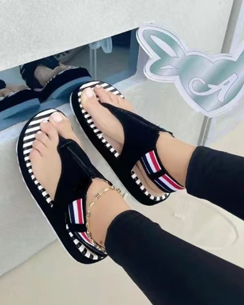 Sandalias de Plataforma con Cremallera