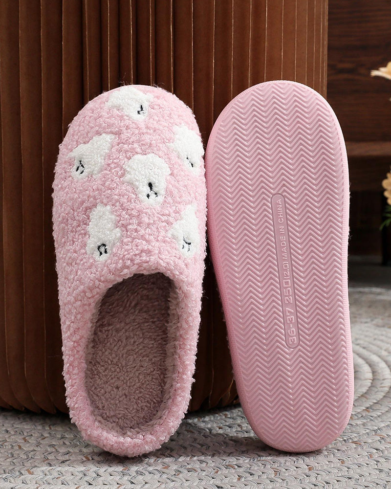 Zapatillas de Casa de Peluche con Fantasmas
