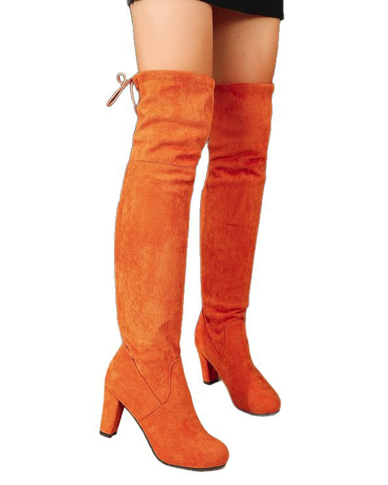Botas Mosqueteras de Ante Sintético