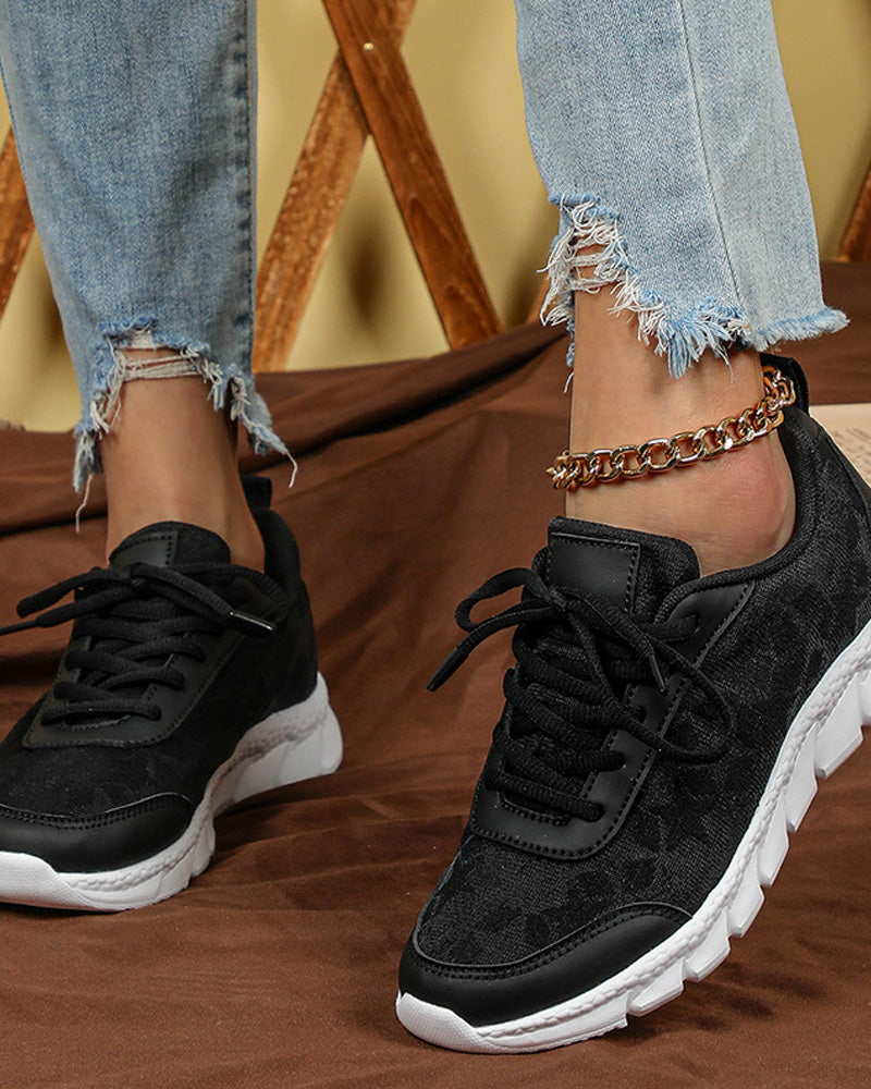 Zapatillas Deportivas Transpirables con Cordones