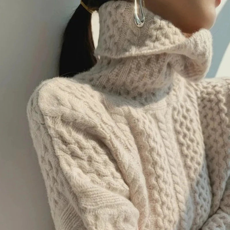 Sabina | Jersey de Cuello Alto, Elegante