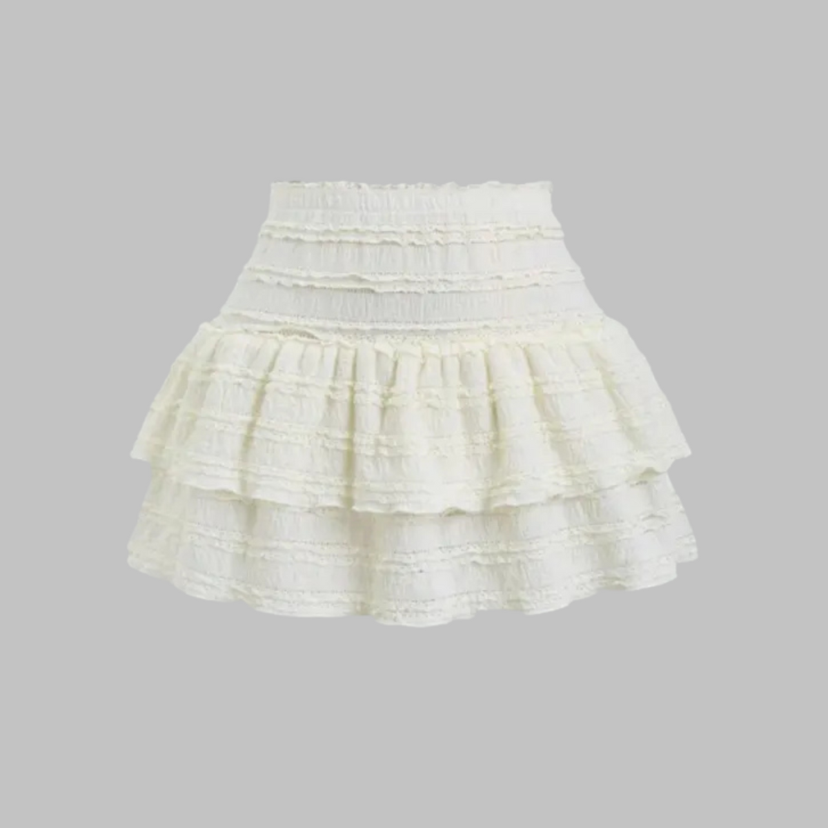 Pietra | Falda Pantalón con Volantes en Capas, Chic