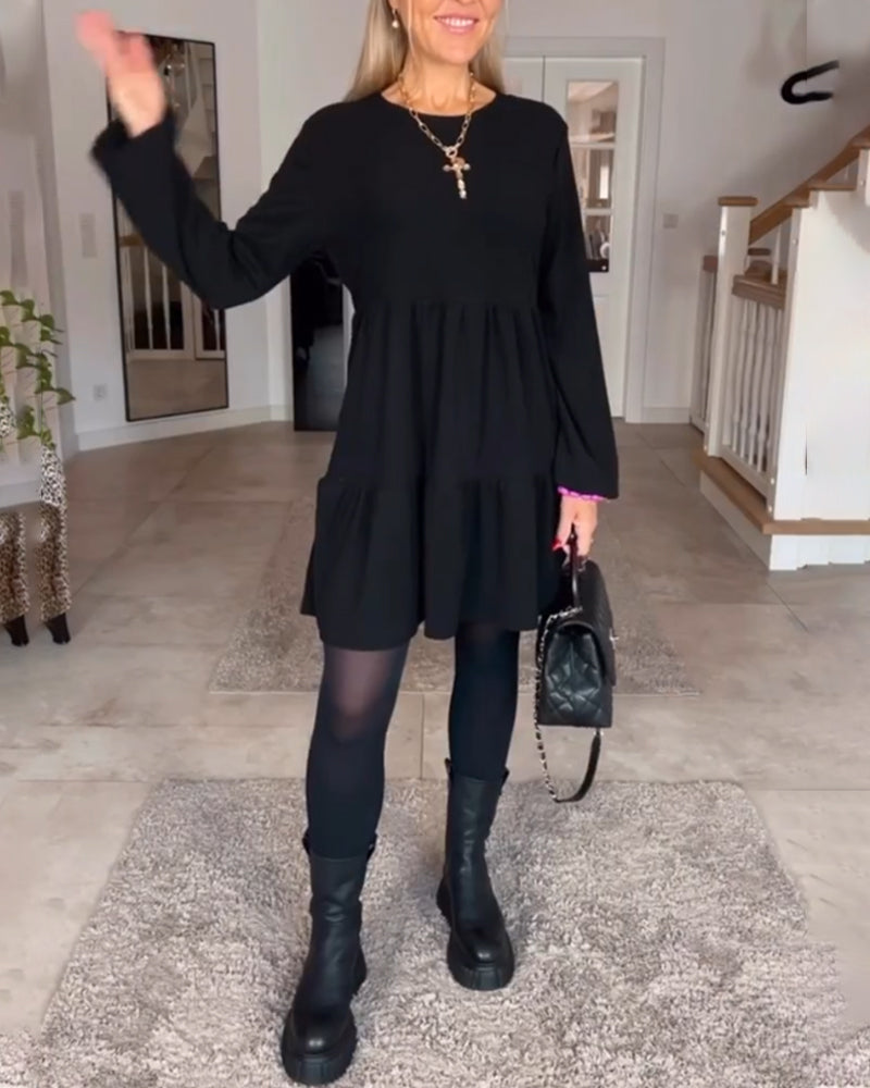 ZULMA|VESTIDO DE MANGA LARGA