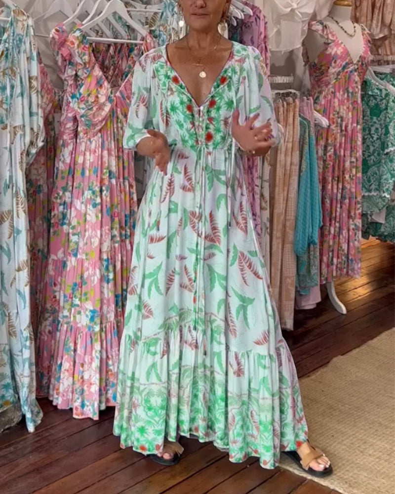 SERAFINA|VESTIDO DE MANGA LARGA