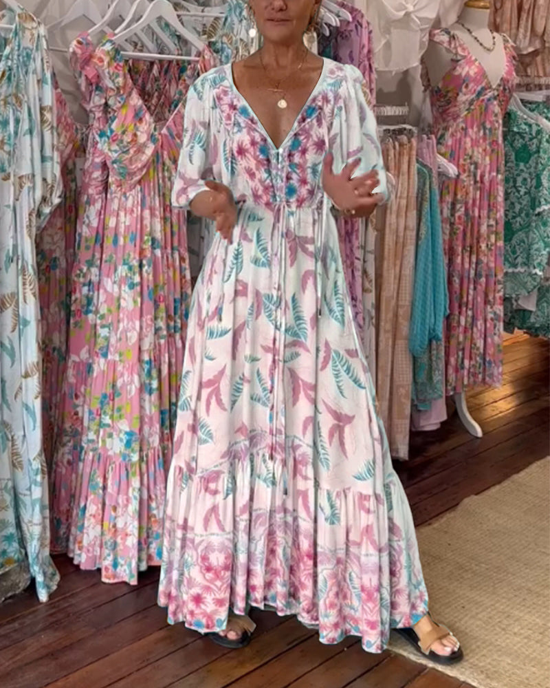 SERAFINA|VESTIDO DE MANGA LARGA