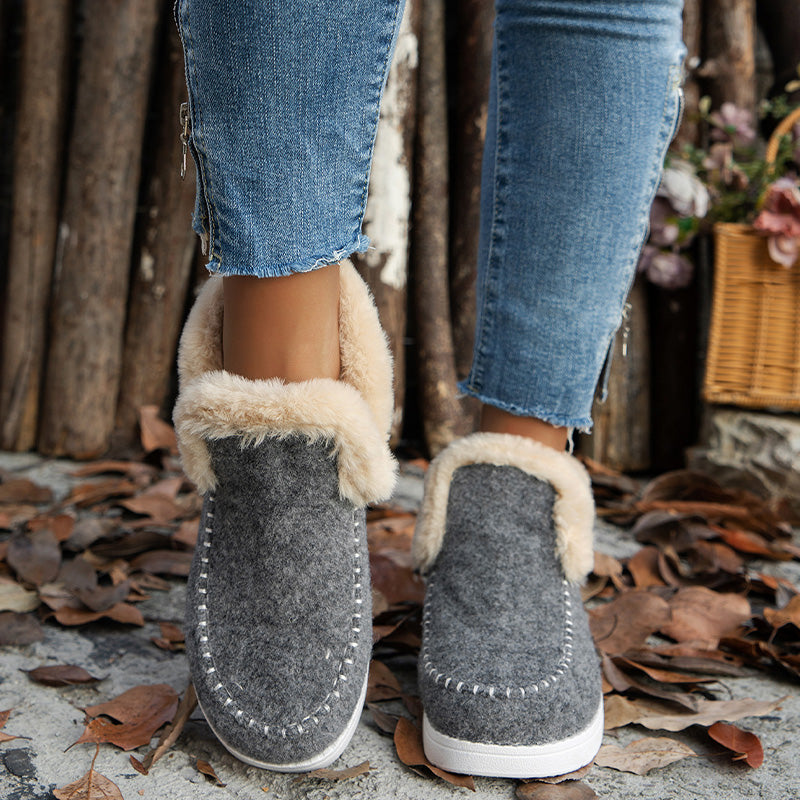 Botines de Invierno con Pelo Sintético