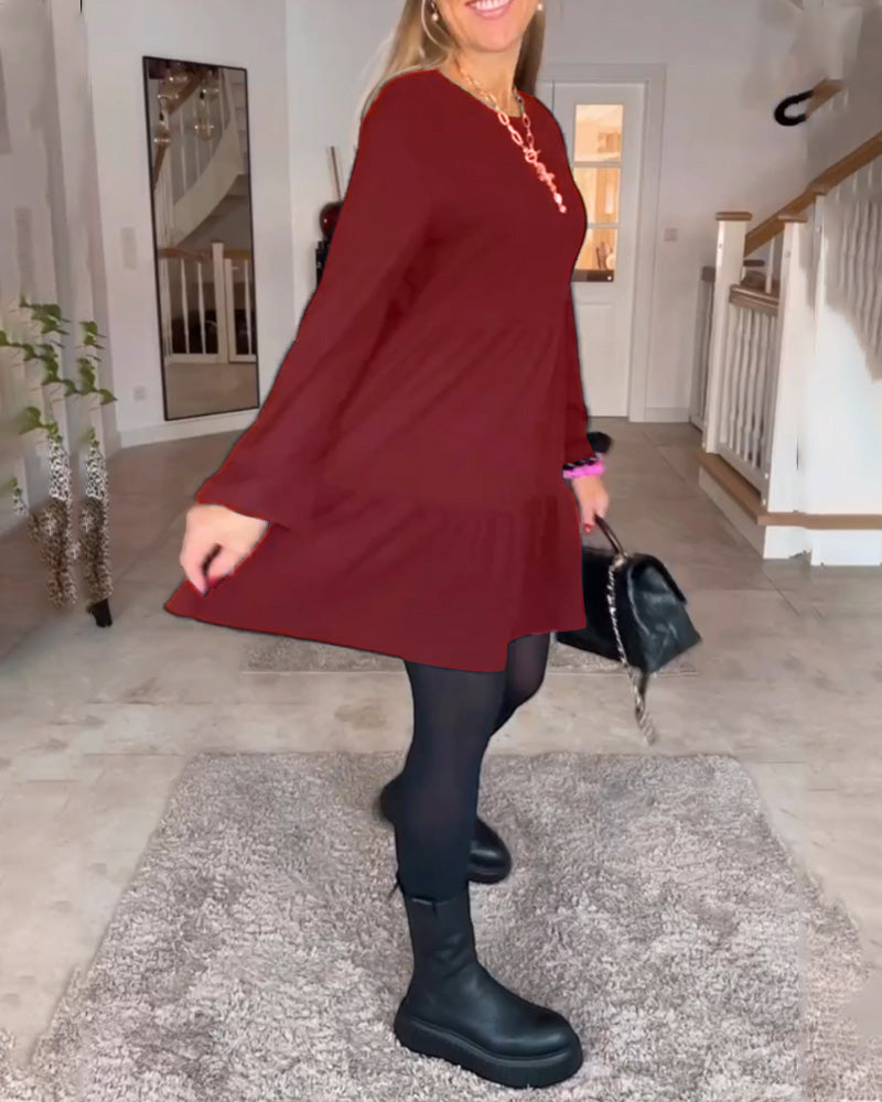 ZULMA|VESTIDO DE MANGA LARGA