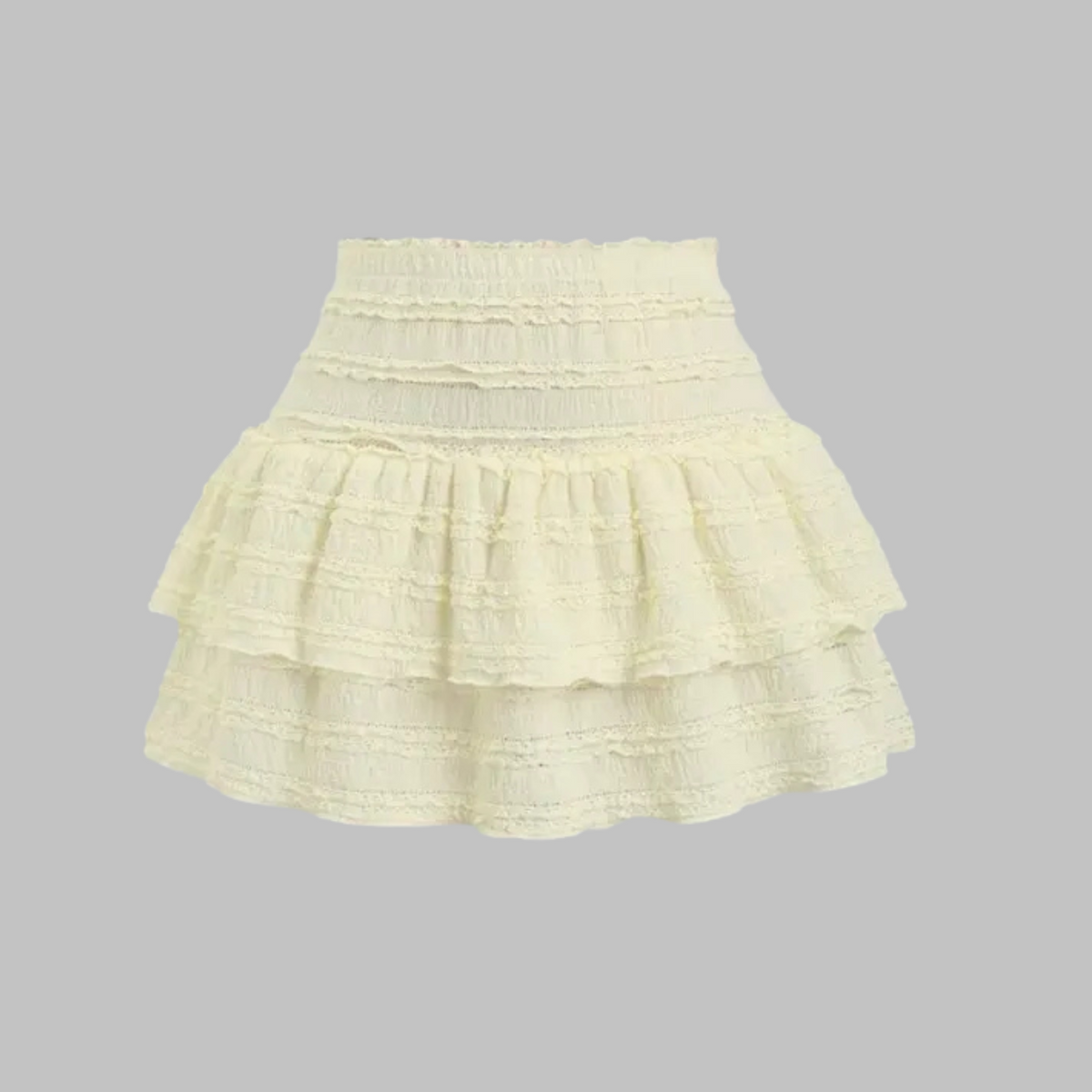 Pietra | Falda Pantalón con Volantes en Capas, Chic