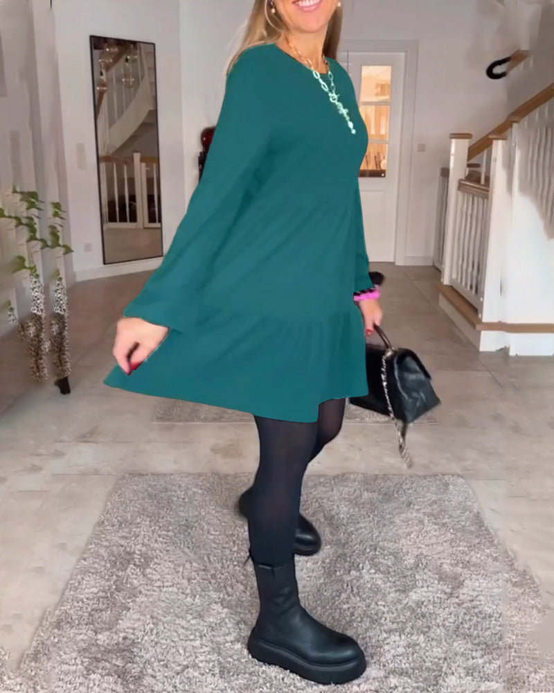 ZULMA|VESTIDO DE MANGA LARGA