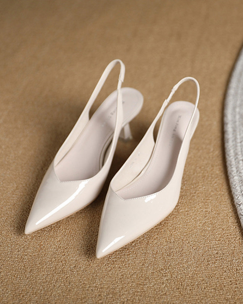 Zapatos de Tacón Alto con Punta Fina