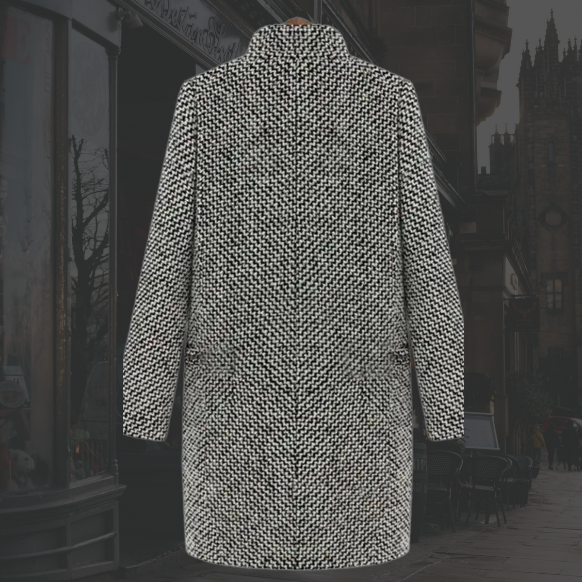 Iratxe | Abrigo Largo de Invierno con un Botón, Elegante
