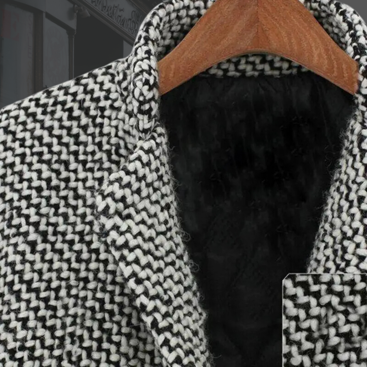 Iratxe | Abrigo Largo de Invierno con un Botón, Elegante