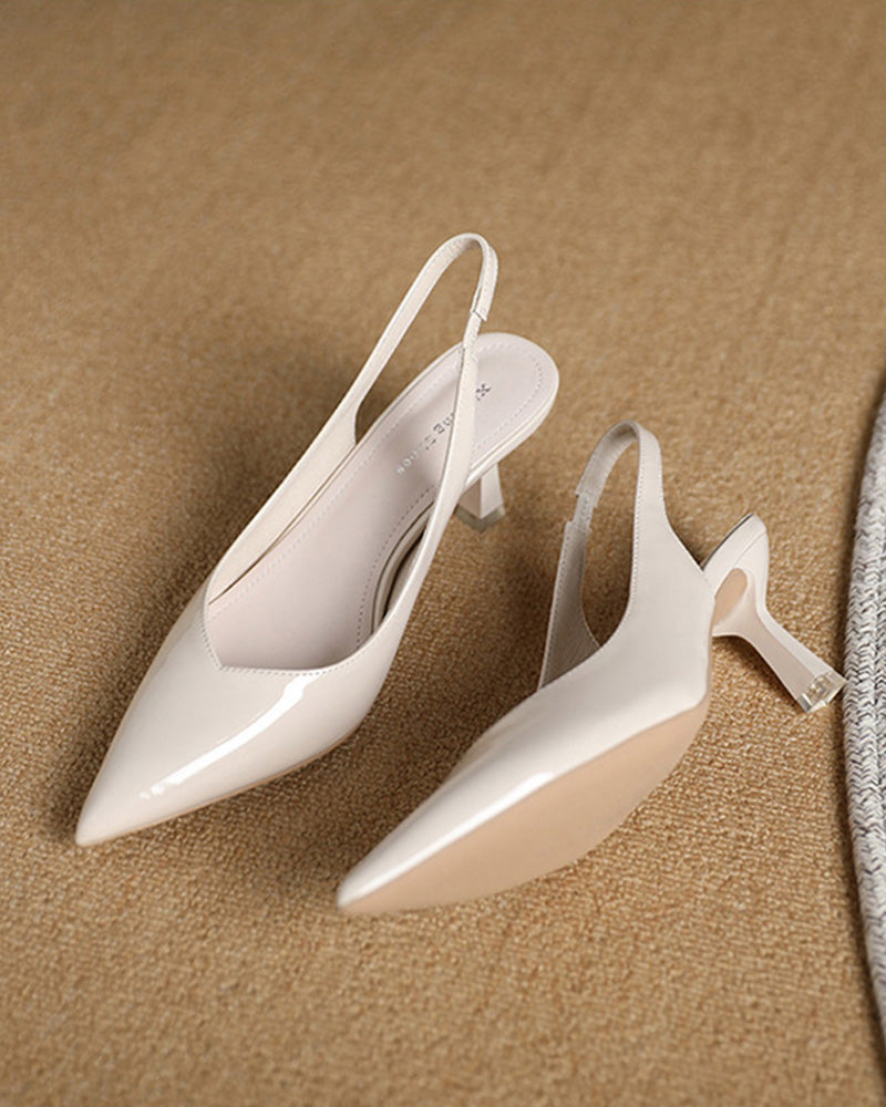 Zapatos de Tacón Alto con Punta Fina