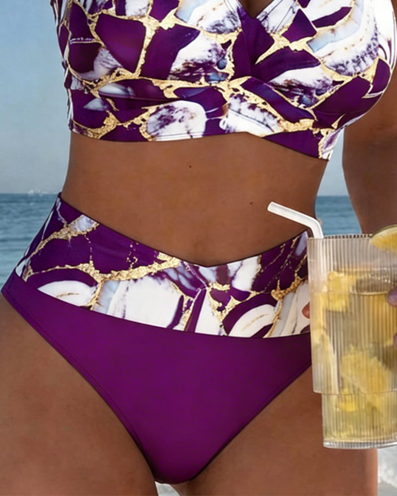 Carola | Bikini con Tirantes y Corte de Diseño, Detalle Original