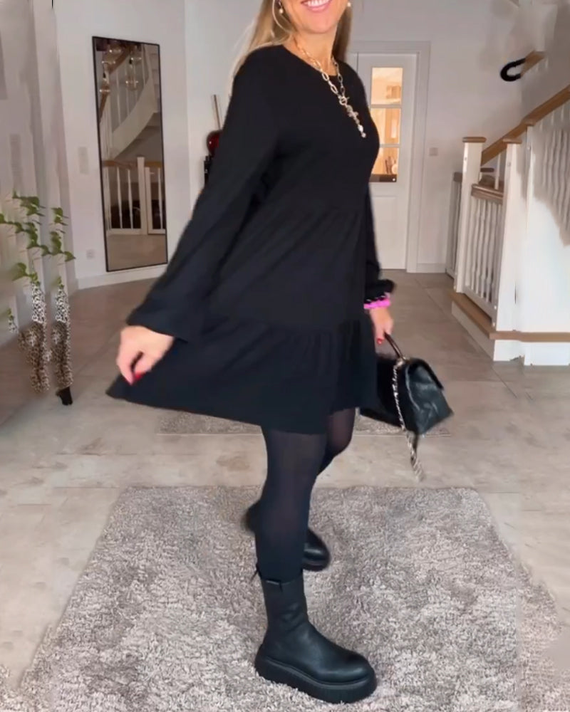 ZULMA|VESTIDO DE MANGA LARGA