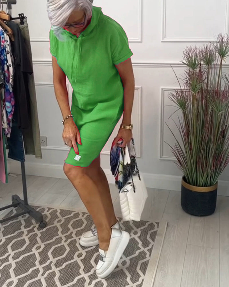 MERETE|VESTIDO DE MANGA CORTA