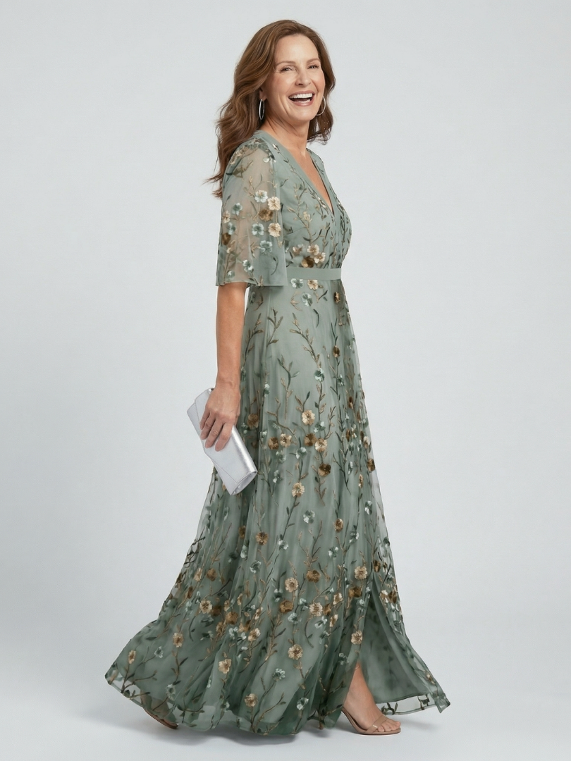Selora | Vestido Midi Halter con Estampado Floral, Fluido y Fresco