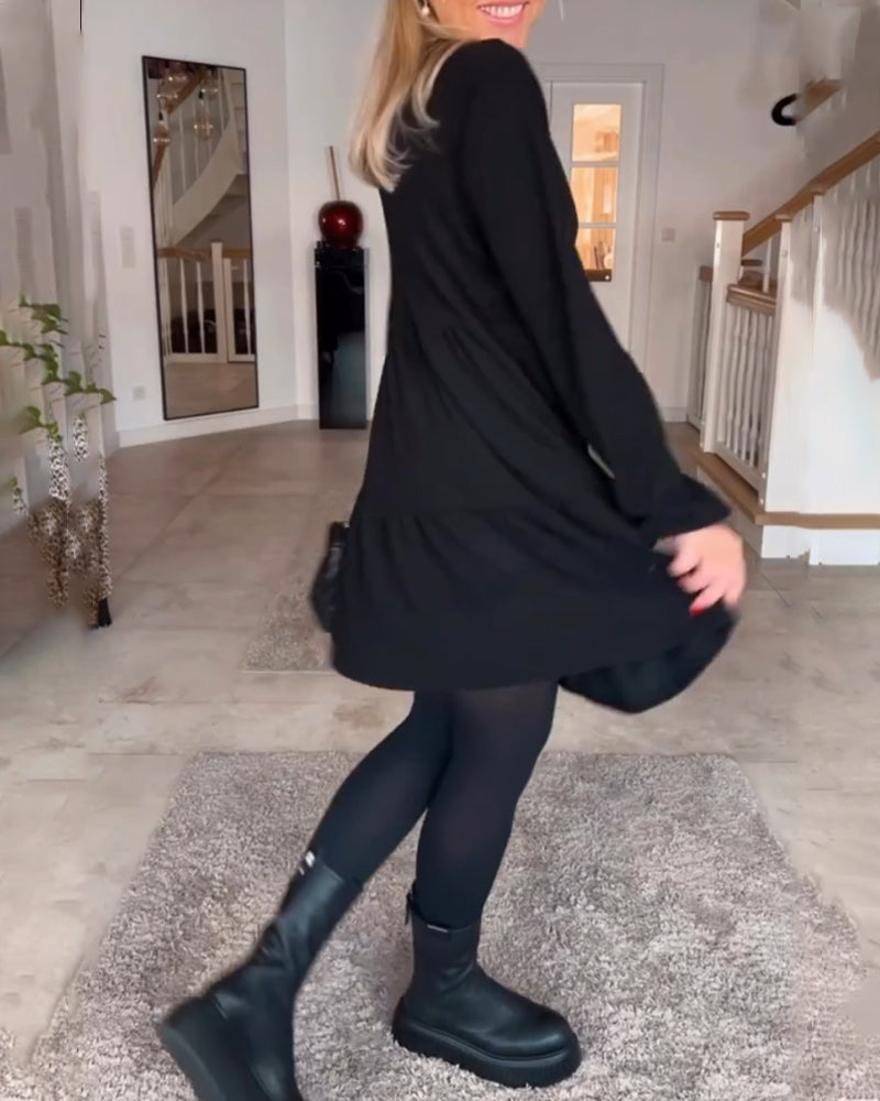 ZULMA|VESTIDO DE MANGA LARGA