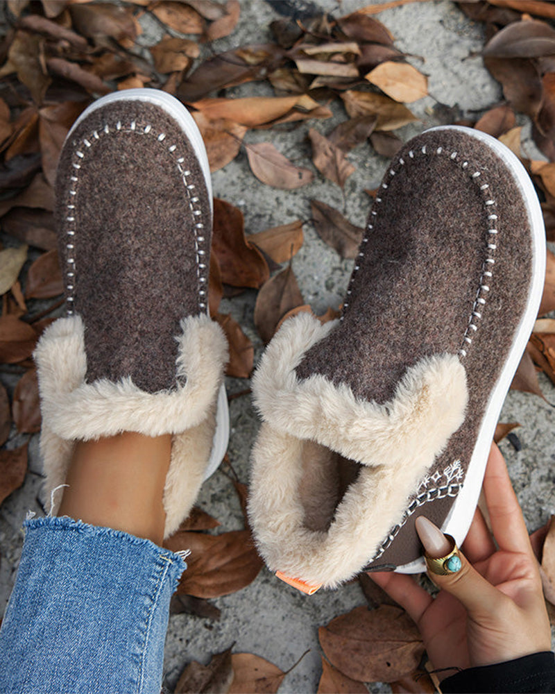 Botines de Invierno con Pelo Sintético