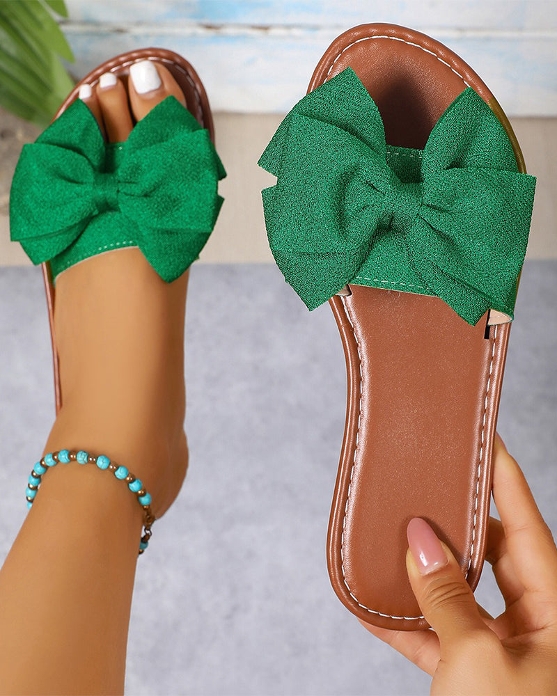 Sandalias Planas con Lazo