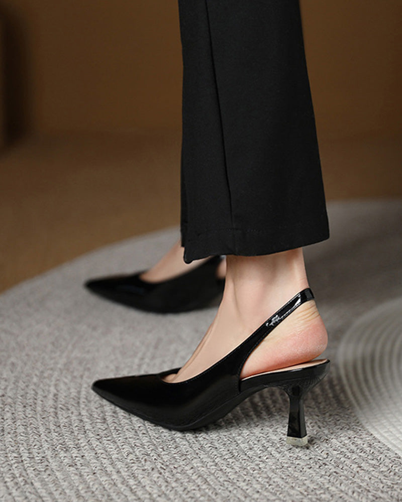 Zapatos de Tacón Alto con Punta Fina
