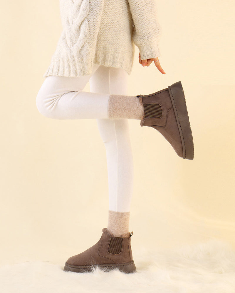 Botas de Nieve con Plataforma y Forro Cálido