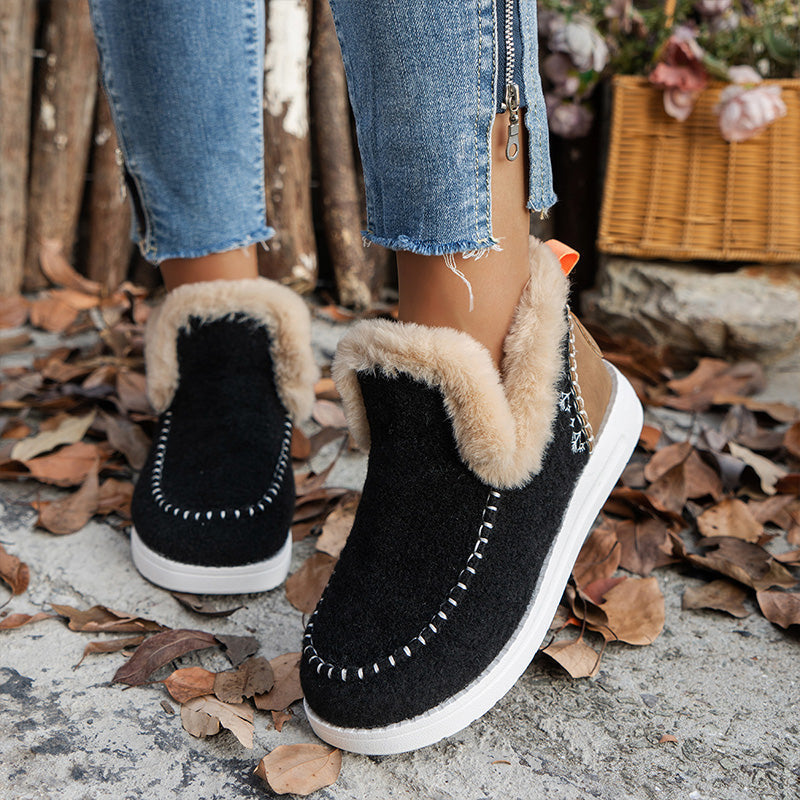 Botines de Invierno con Pelo Sintético