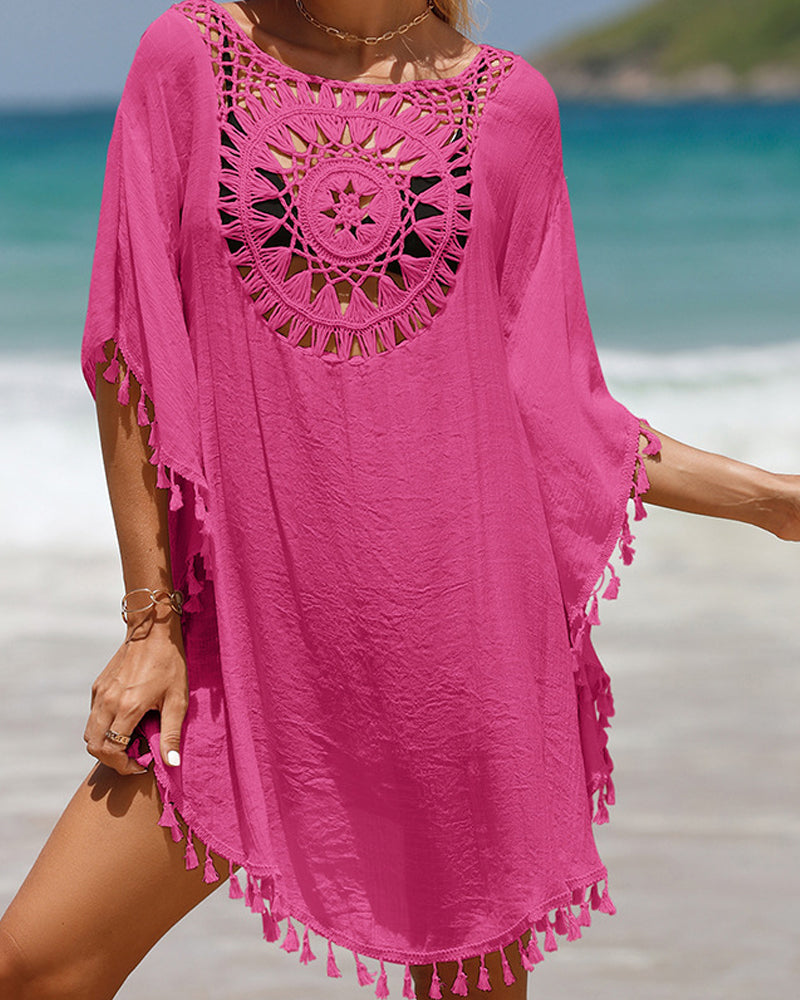 Salida de playa con pompones