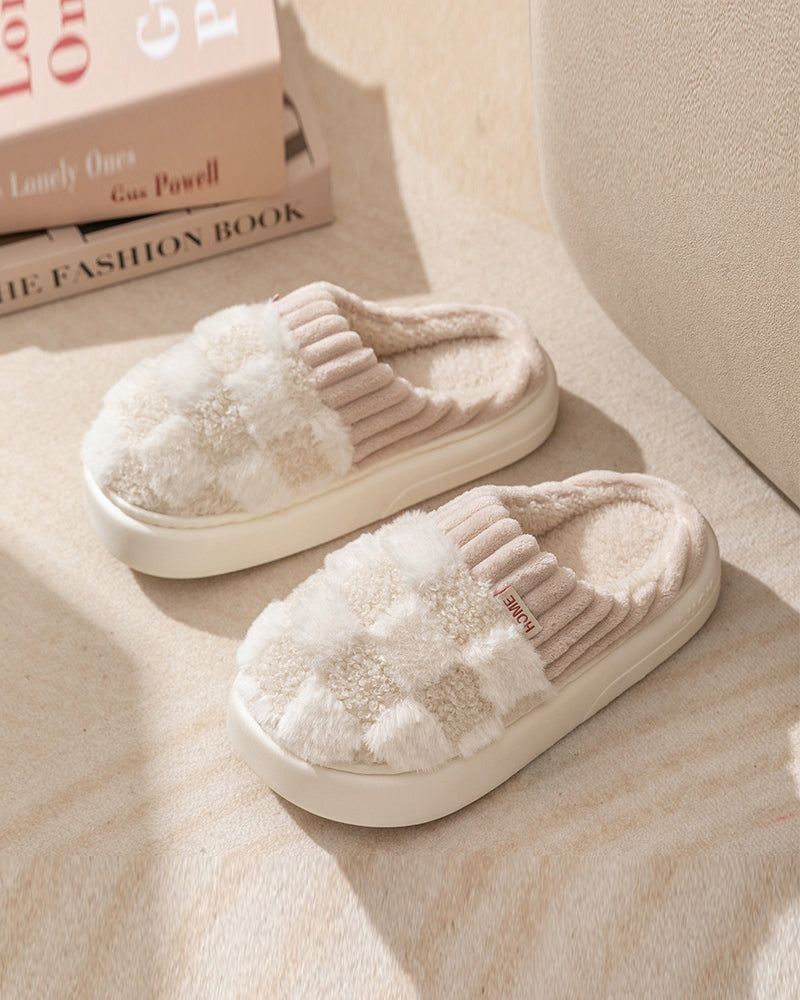 Zapatillas de Casa Antideslizantes con Forro Cálido