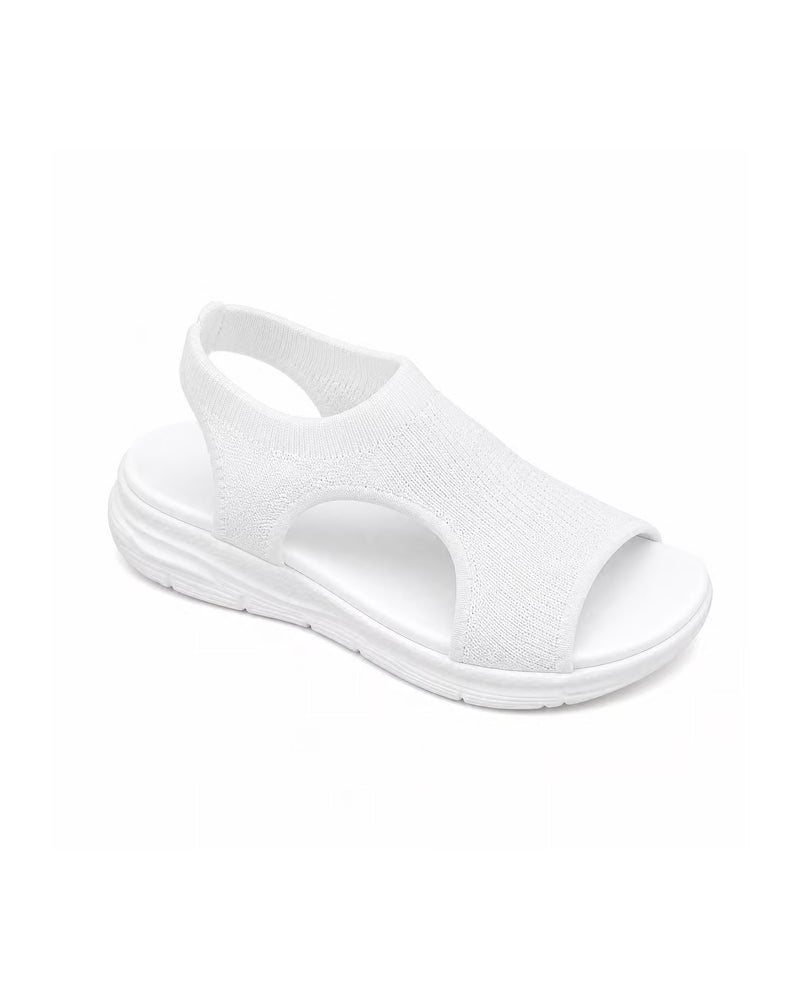 Sandalias Planas de Tejido Transpirable