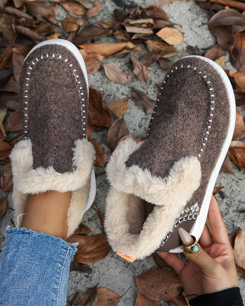 Botines de Invierno con Pelo Sintético