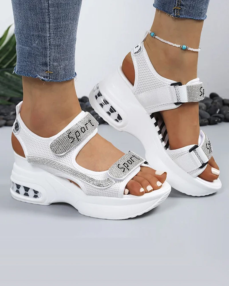 Sandalias de Plataforma con Cuña