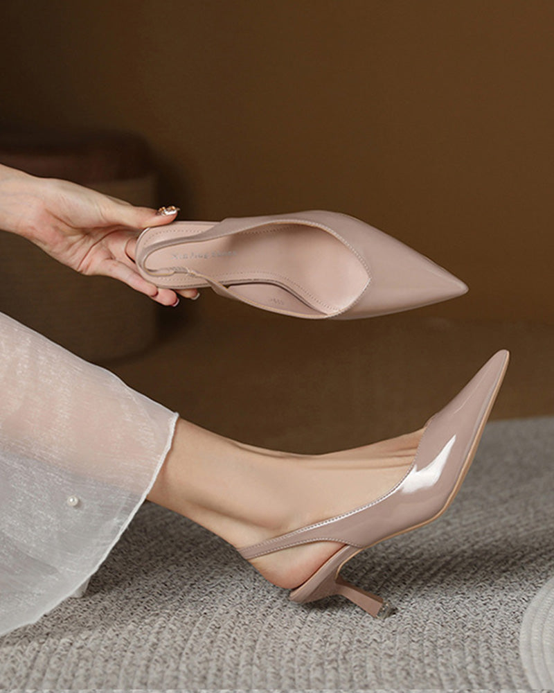 Zapatos de Tacón Alto con Punta Fina