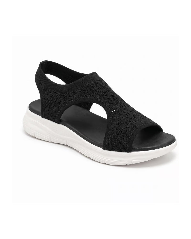 Sandalias Planas de Tejido Transpirable