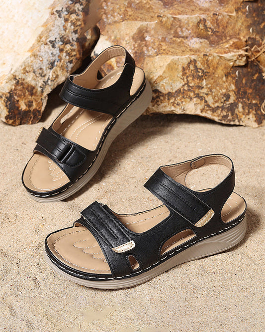 Sandalias de Suela Gruesa y Puntera Abierta