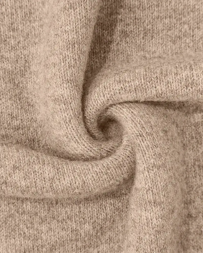 Runa | Jersey de Cuello Alto con Estampado en Contraste, Diseño Llamativo