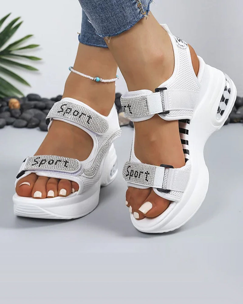 Sandalias de Plataforma con Cuña