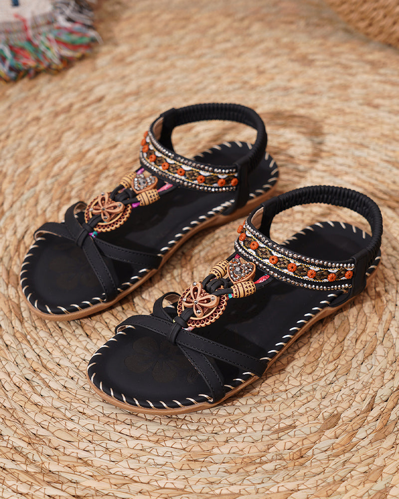 Sandalias Bohemias de Puntera Abierta