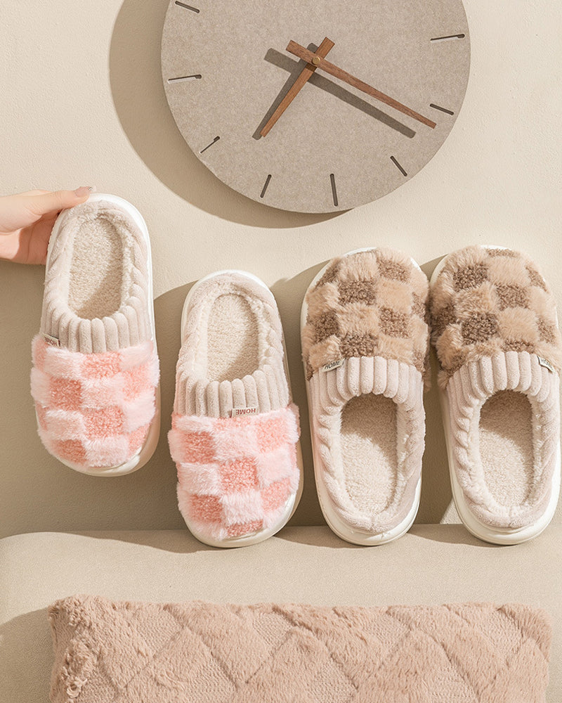 Zapatillas de Casa Antideslizantes con Forro Cálido