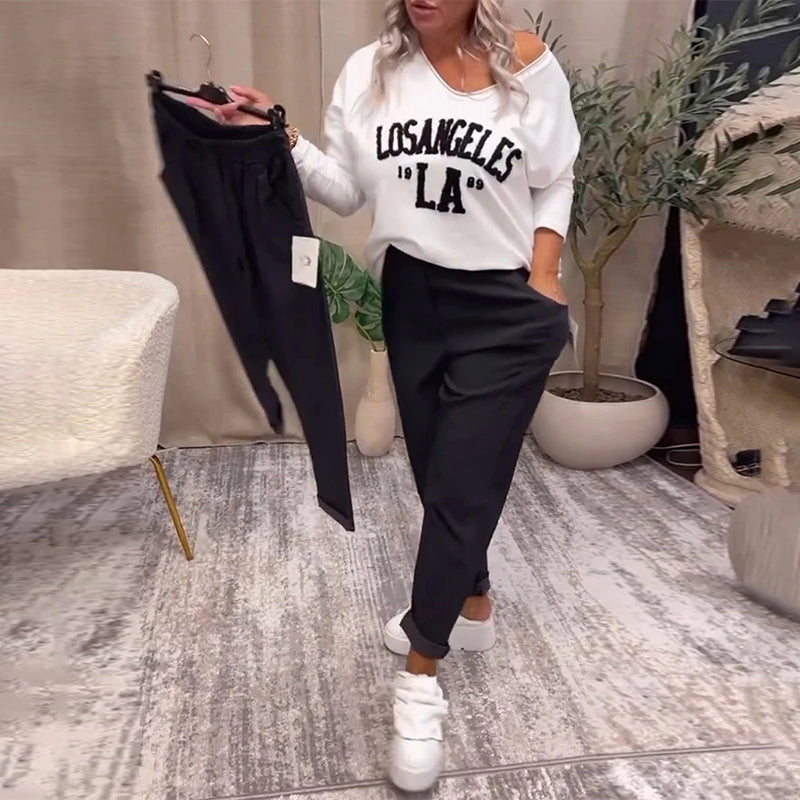 Diamante | Pantalón Casual Liso con Bolsillo, Básico Elegante