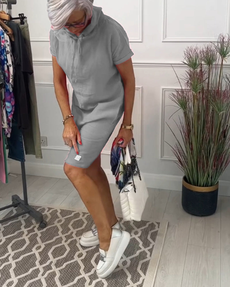 MERETE|VESTIDO DE MANGA CORTA