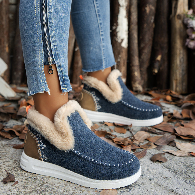 Botines de Invierno con Pelo Sintético