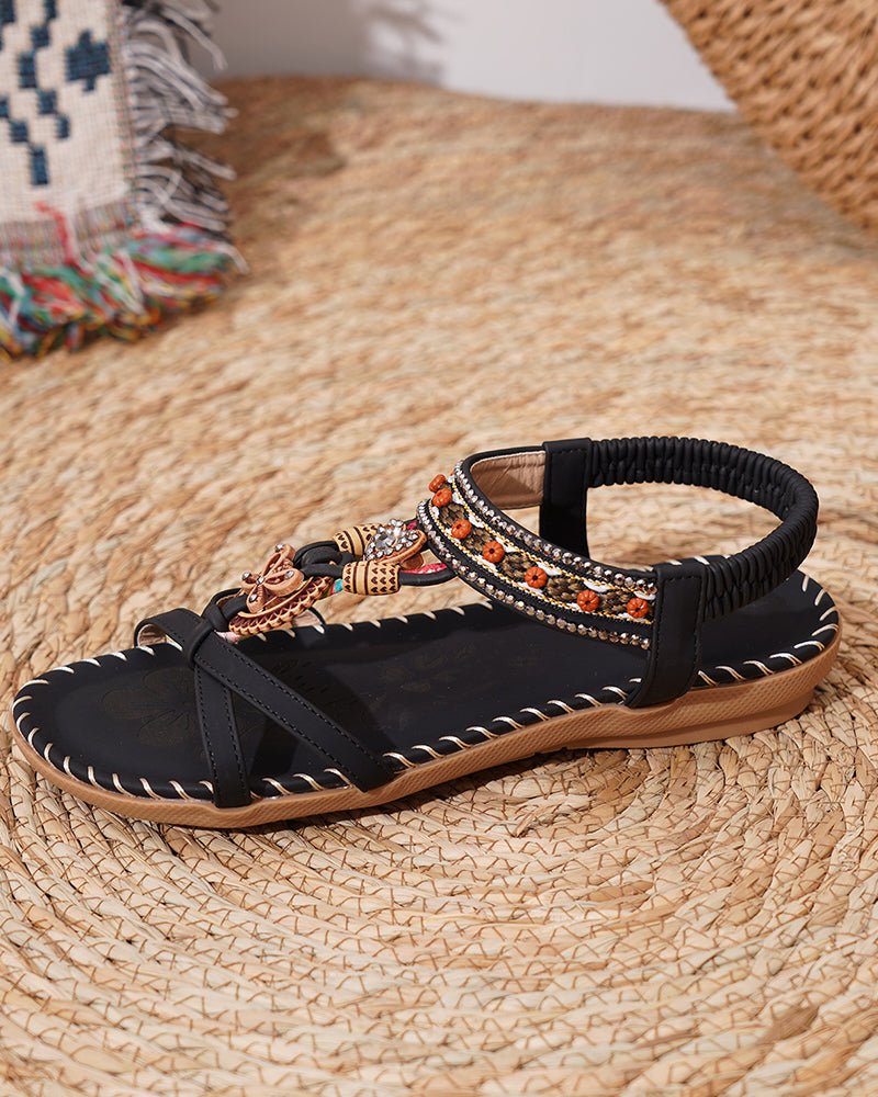 Sandalias Bohemias de Puntera Abierta