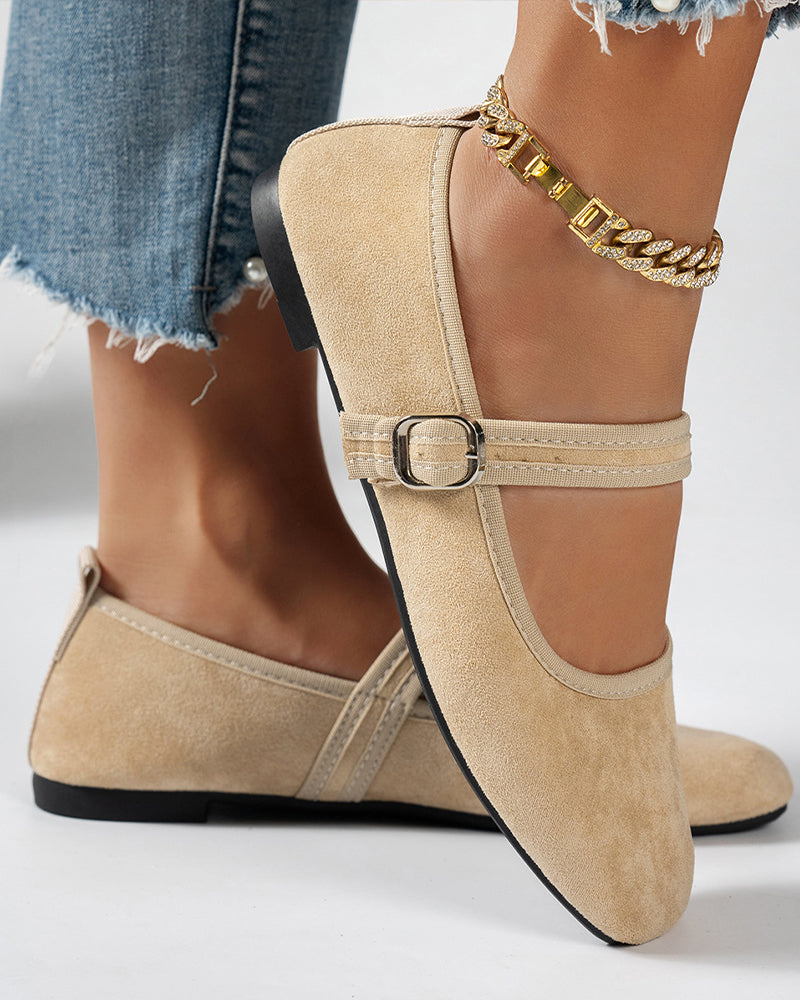 Zapatos Mary Jane de Punta Cuadrada