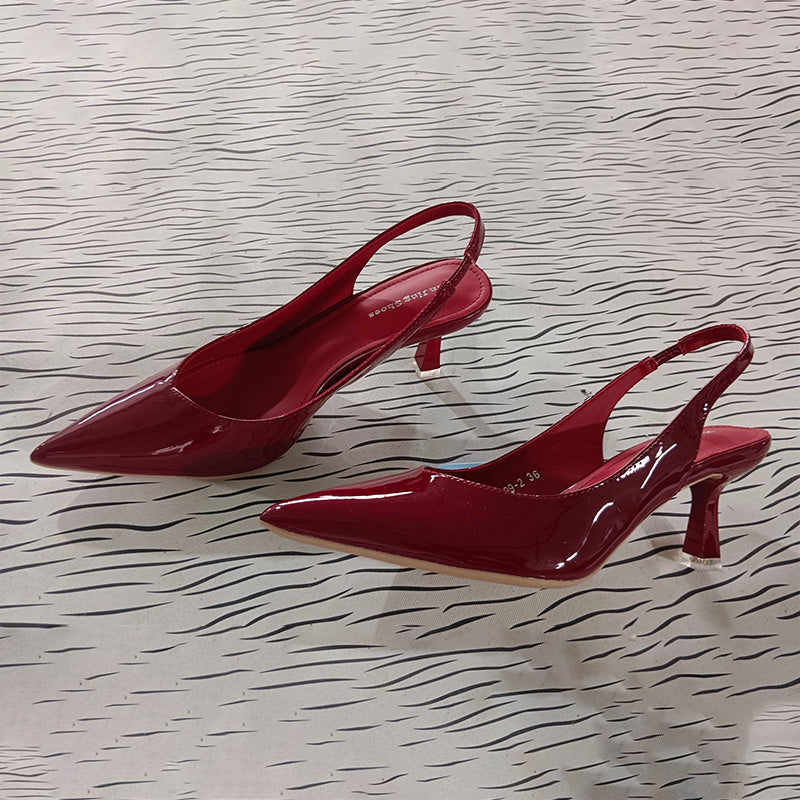 Zapatos de Tacón Alto con Punta Fina