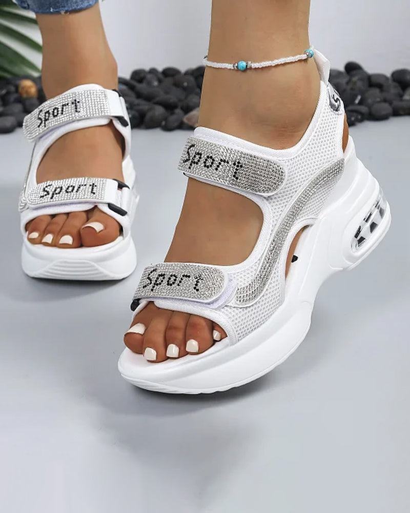 Sandalias de Plataforma con Cuña