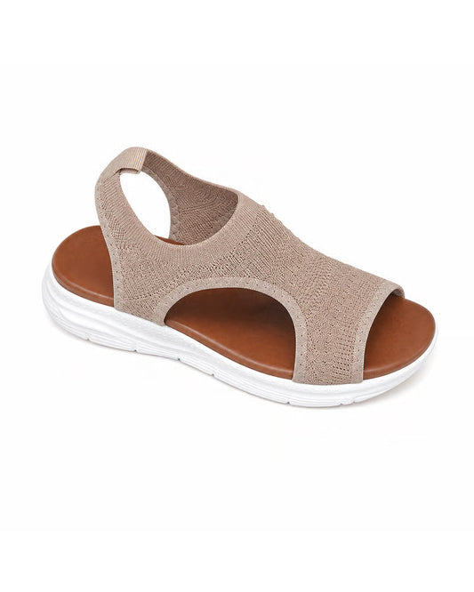 Sandalias Planas de Tejido Transpirable