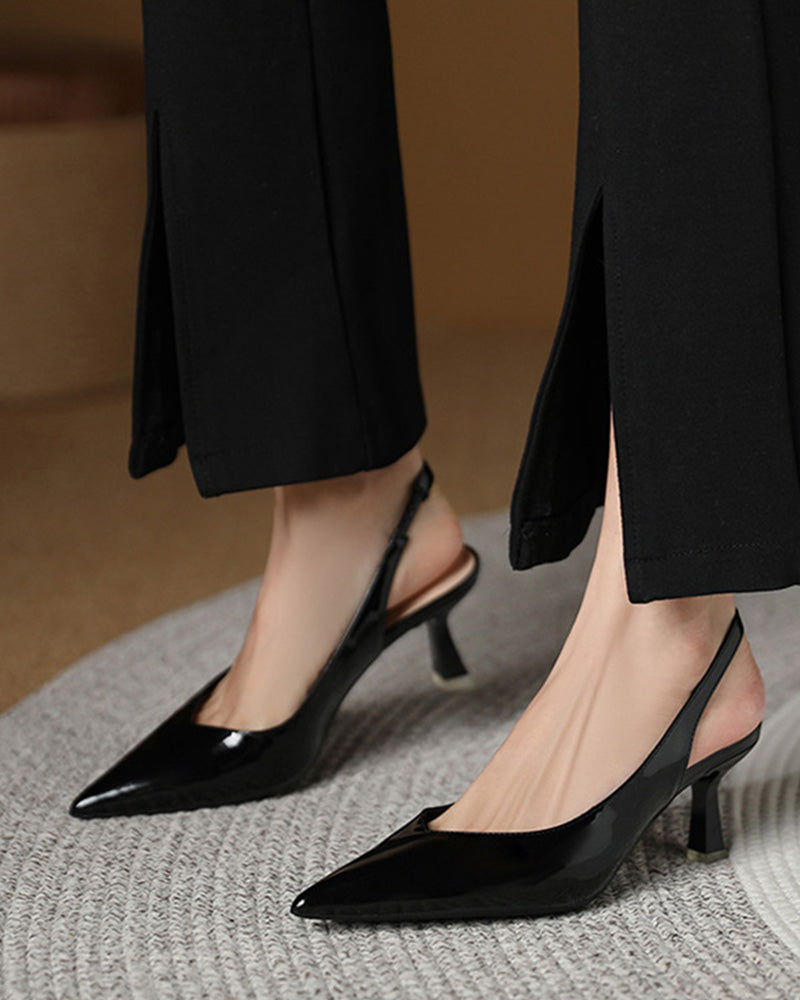 Zapatos de Tacón Alto con Punta Fina